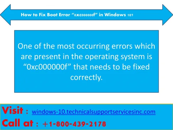 How to Fix Boot Error “0xc000000f” in Windows 10?