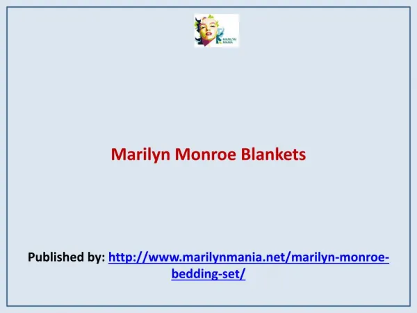 About Marilyn Mania