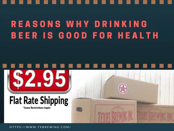 Some Reasons Why Drinking Beer Is Good For Health
