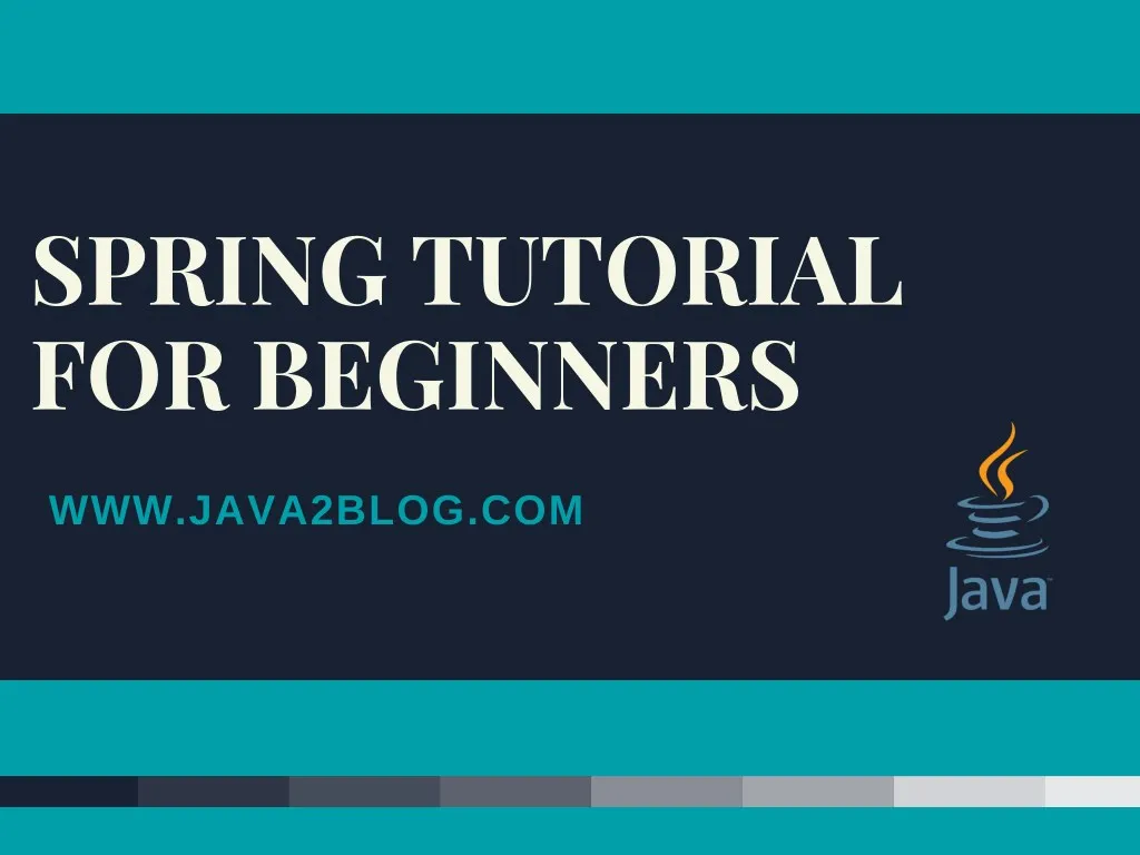 spring tutorial for beginners