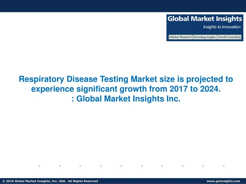 respiratory disease testing market size