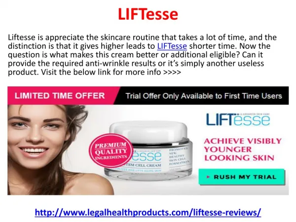 LIFTesse Anti Aging Cream