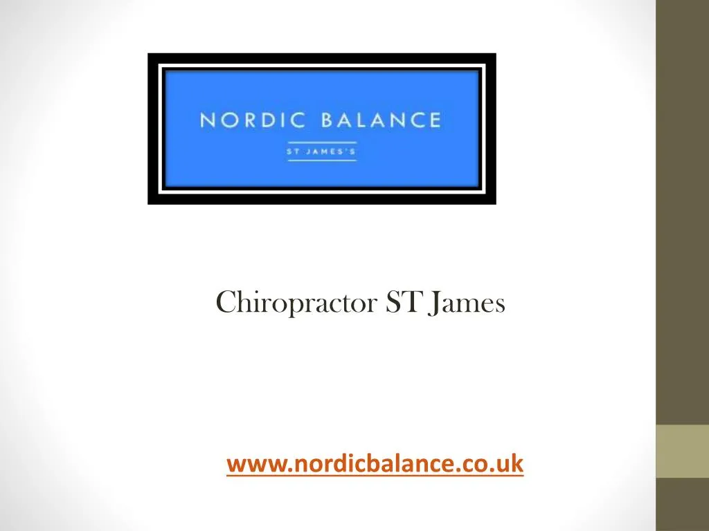 chiropractor st james