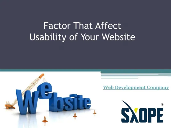 5 Factors that Affect Usability of Your Website