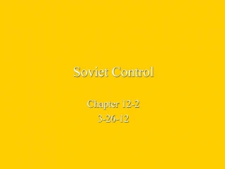 Soviet Control - slide 1