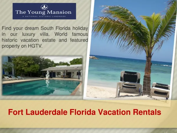 Fort Lauderdale Beach House Rental