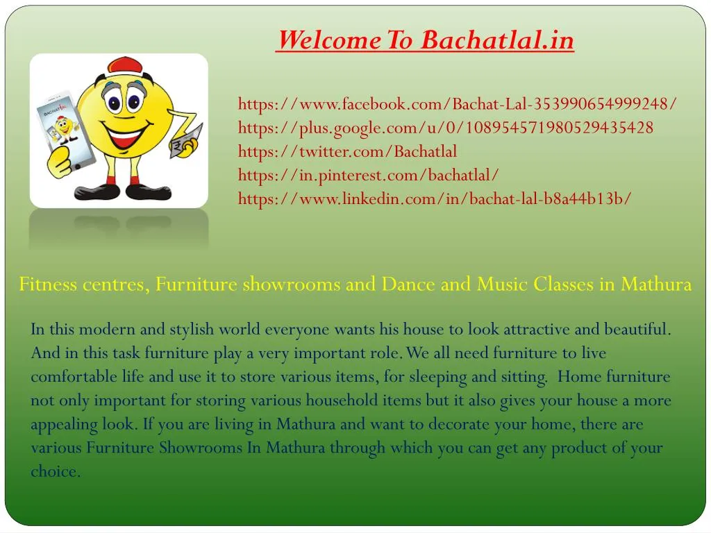 welcome to bachatlal in