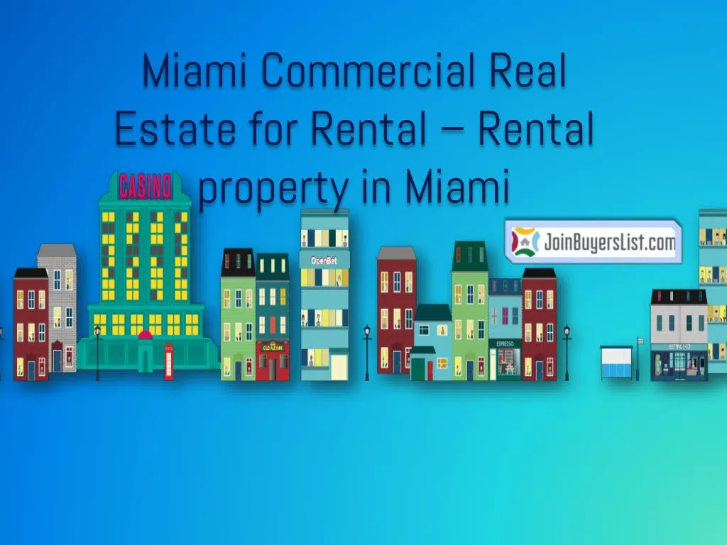 miami commercial real estate for rental rental