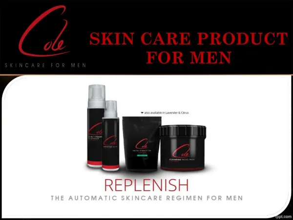 Skin Care Products for Men