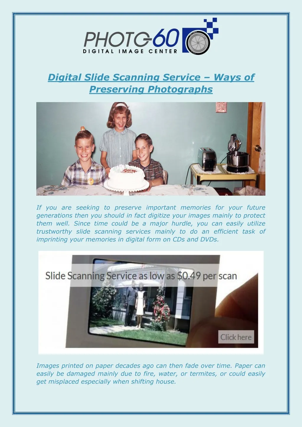 digital slide scanning service ways of preserving