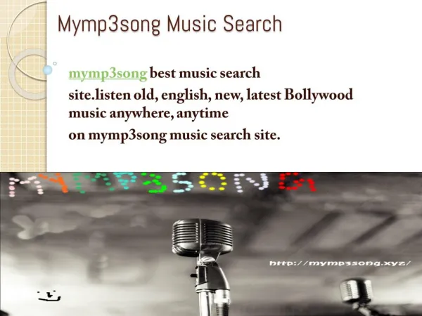 mymp3song music search Stream your favorites songs for free online. Download, create your playlist & listen to old, new,