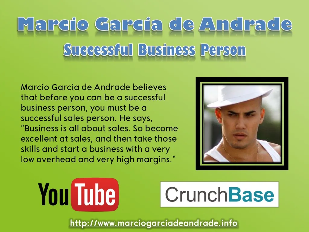 marcio garcia de andrade believes that before