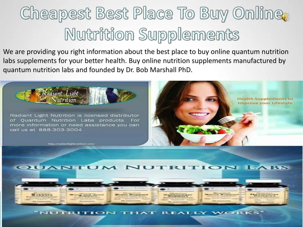 cheapest best place to buy online nutrition