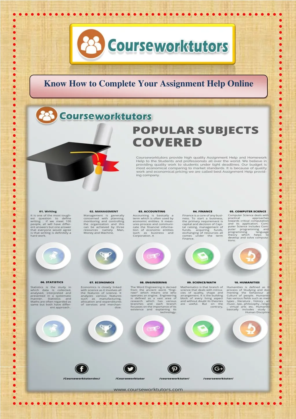know how to complete your assignment help online