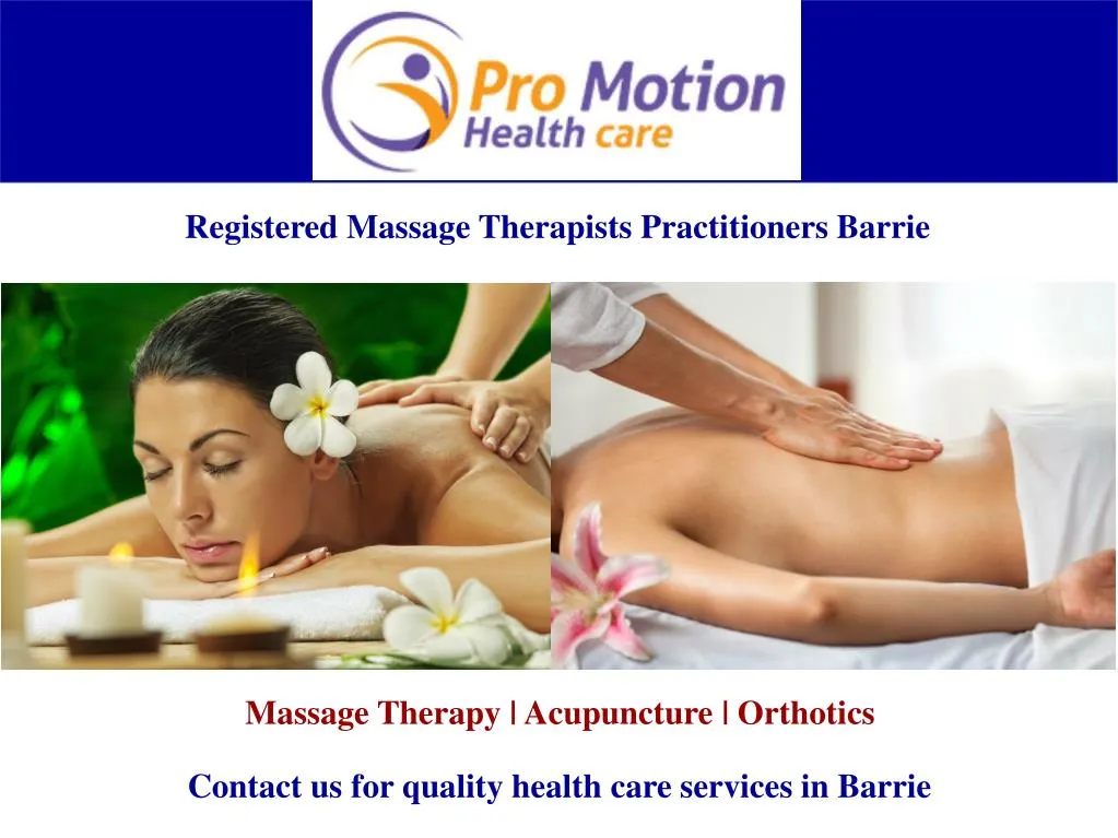 registered massage therapists practitioners barrie