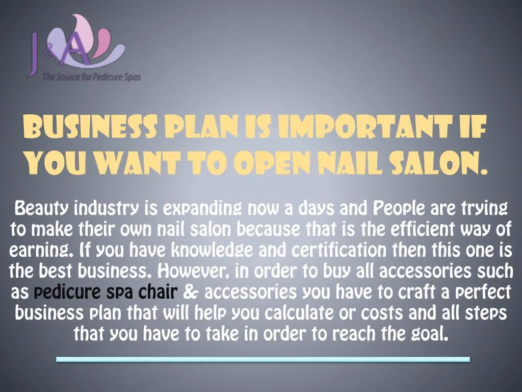 business plan is important if you want to open