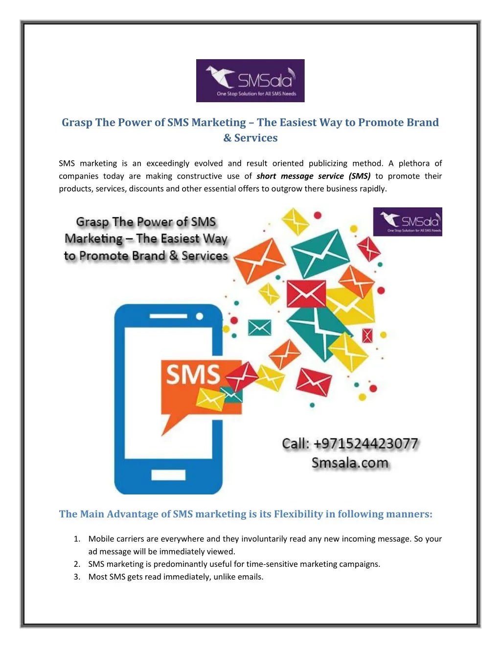grasp the power of sms marketing the easiest