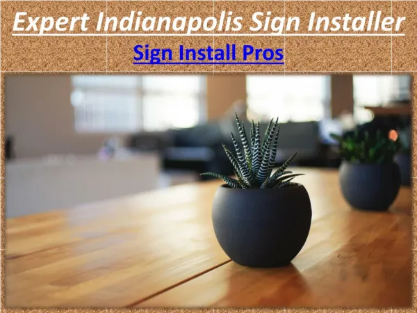 Sign Install Company Indiana