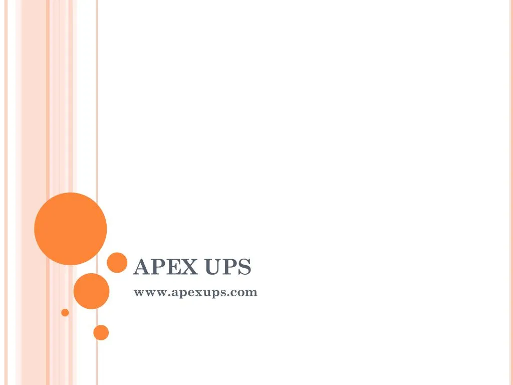 apex ups