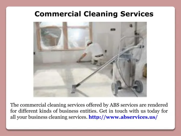 commercial cleaning services