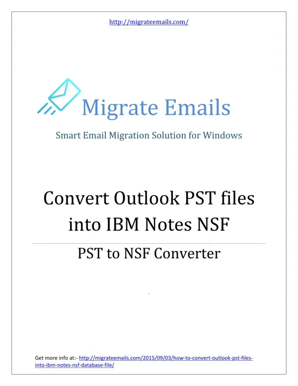 PST to NSF Converter Software