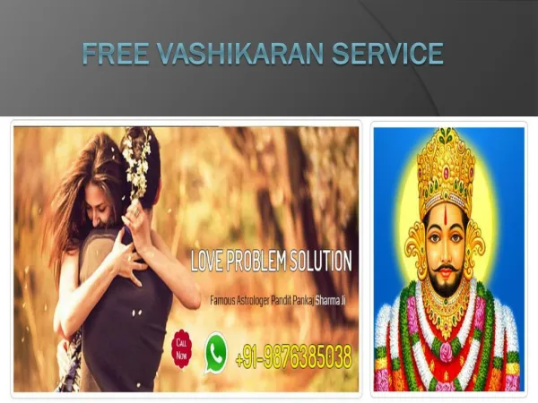 free vashikaran service
