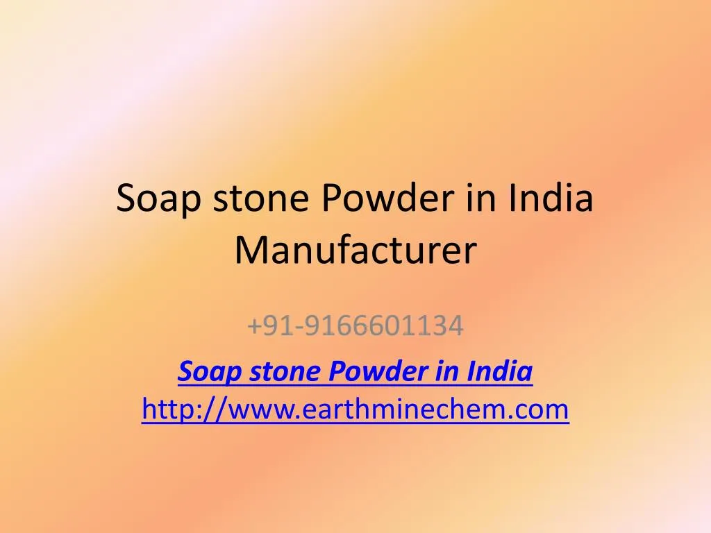 soap stone powder in india manufacturer