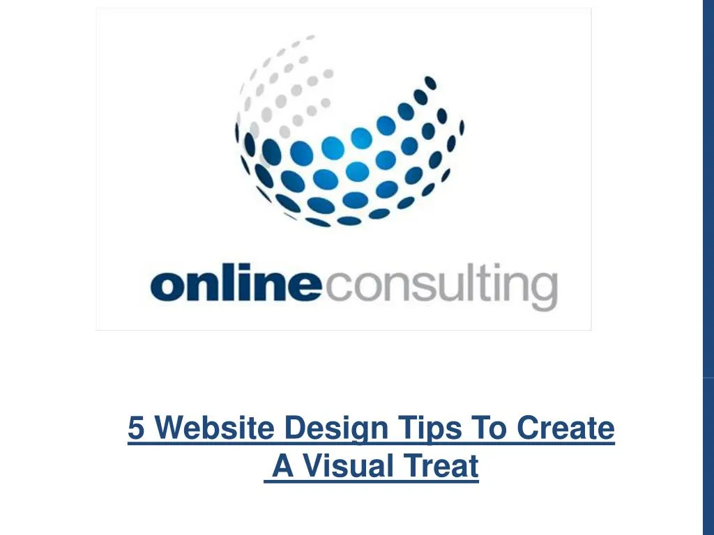 5 website design tips to create a visual treat