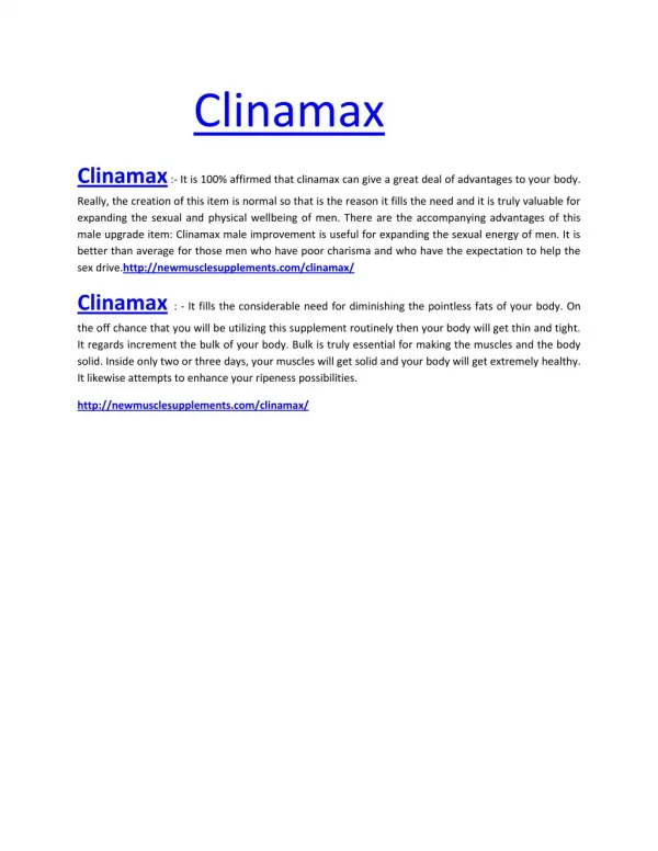 http://newmusclesupplements.com/clinamax/