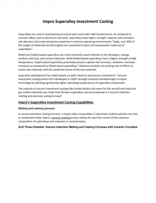 Impro Precision Industries Limited - slide 1