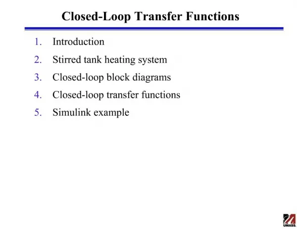 Closed-Loop Transfer Functions