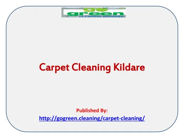 Carpet Cleaning Kildare