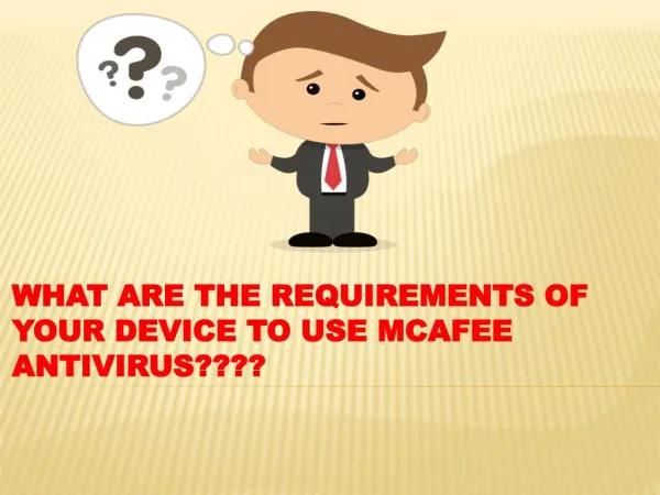 How can we Use McAfee Antivirus