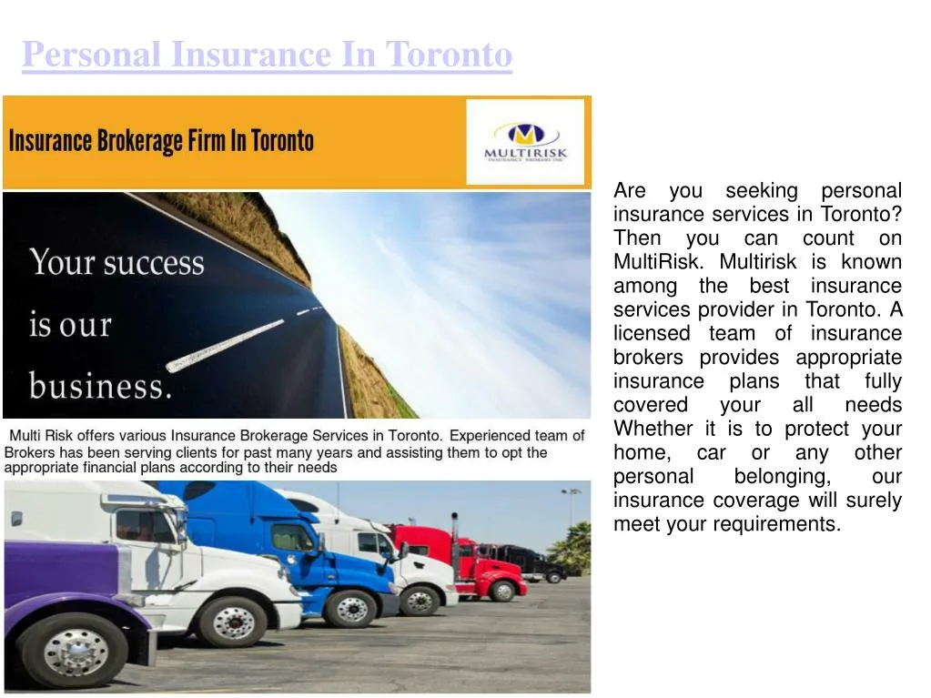 personal insurance in toronto