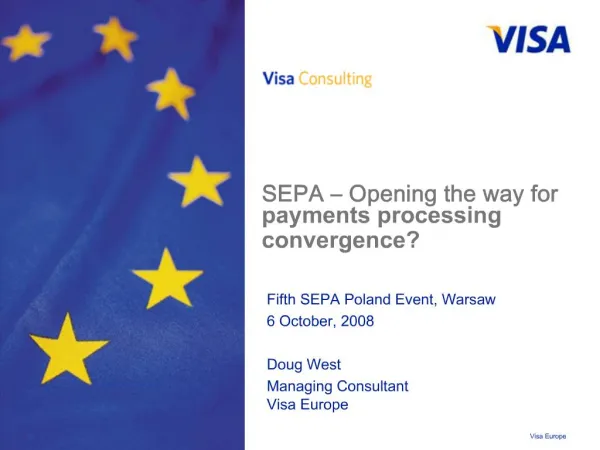 SEPA Opening the way for payments processing convergence