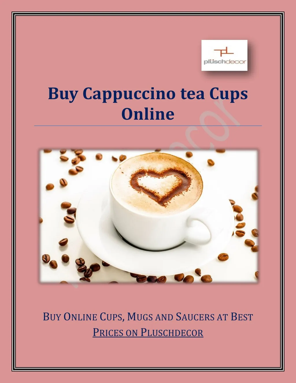 buy cappuccino tea cups online