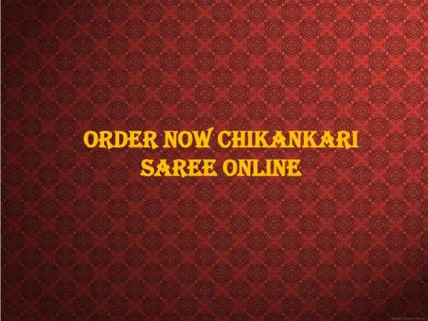 Order now chikankari saree online