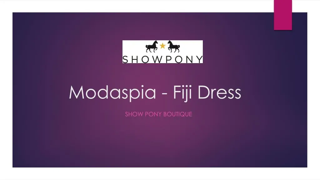 modaspia fiji dress