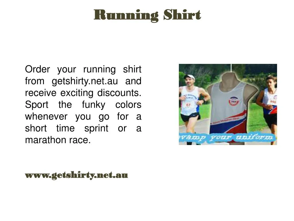 running shirt