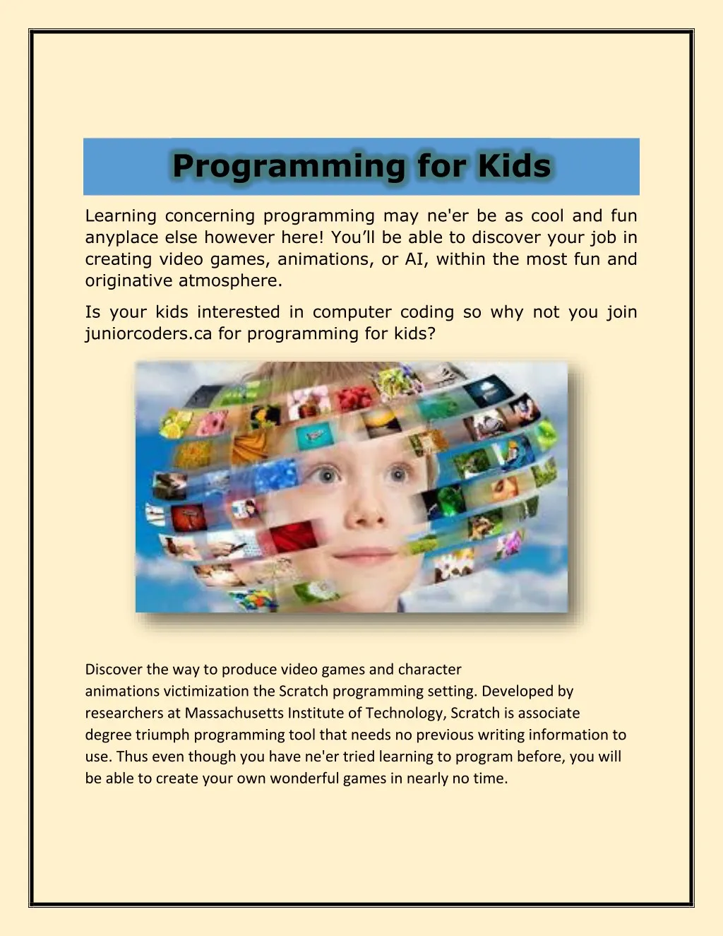 programming for kids