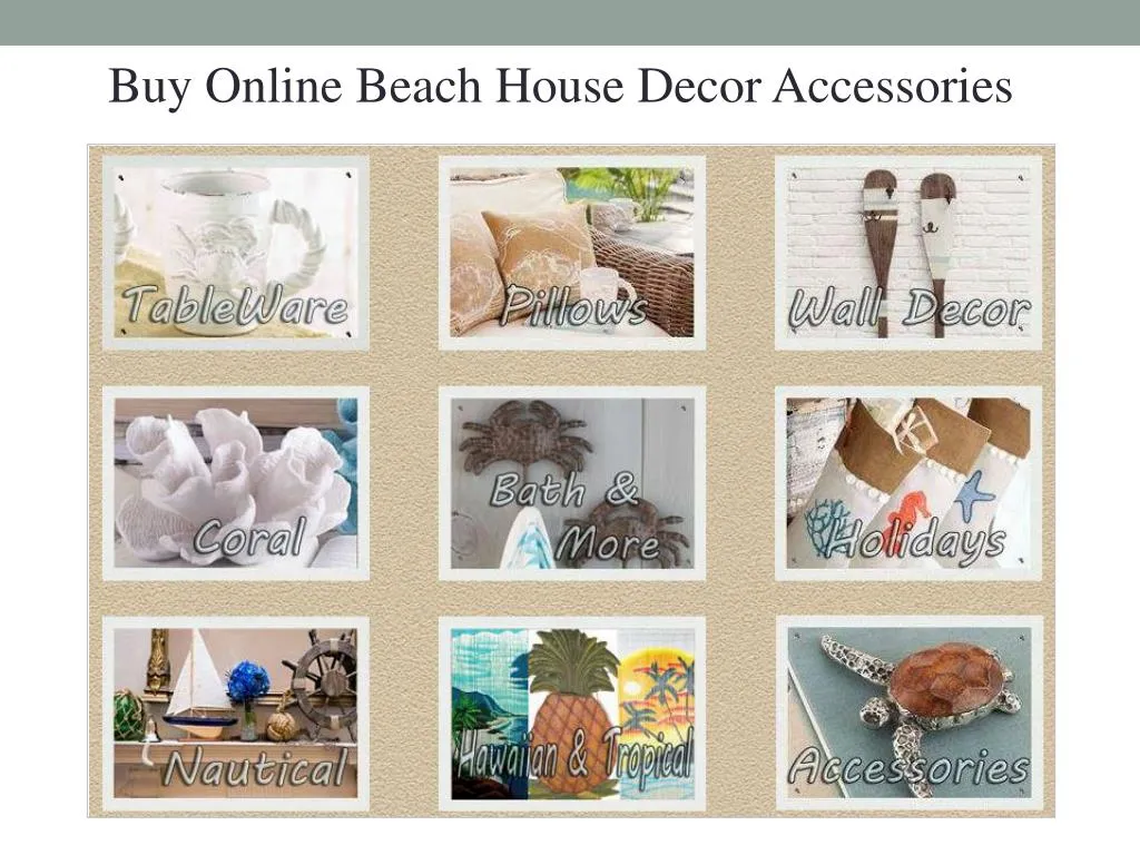 buy online beach house decor accessories