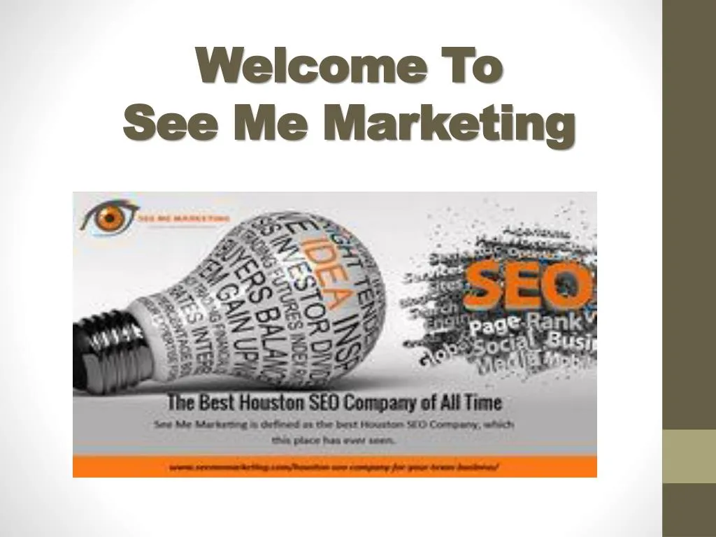 welcome to see me marketing