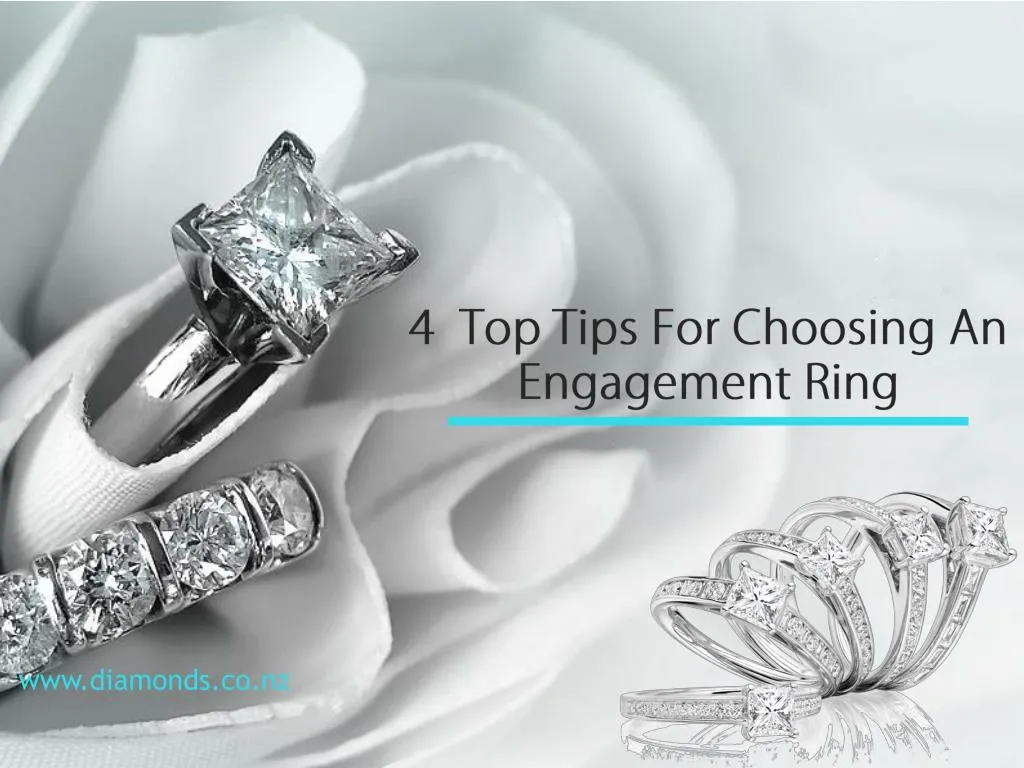 4 top tips for choosing an engagement ring