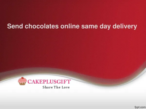 Send chocolates online same day delivery | Buy Chocolates Online India