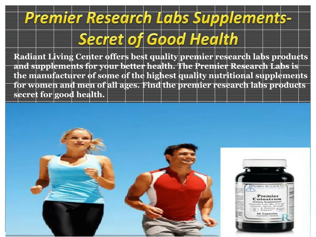 premier research labs supplements secret of good