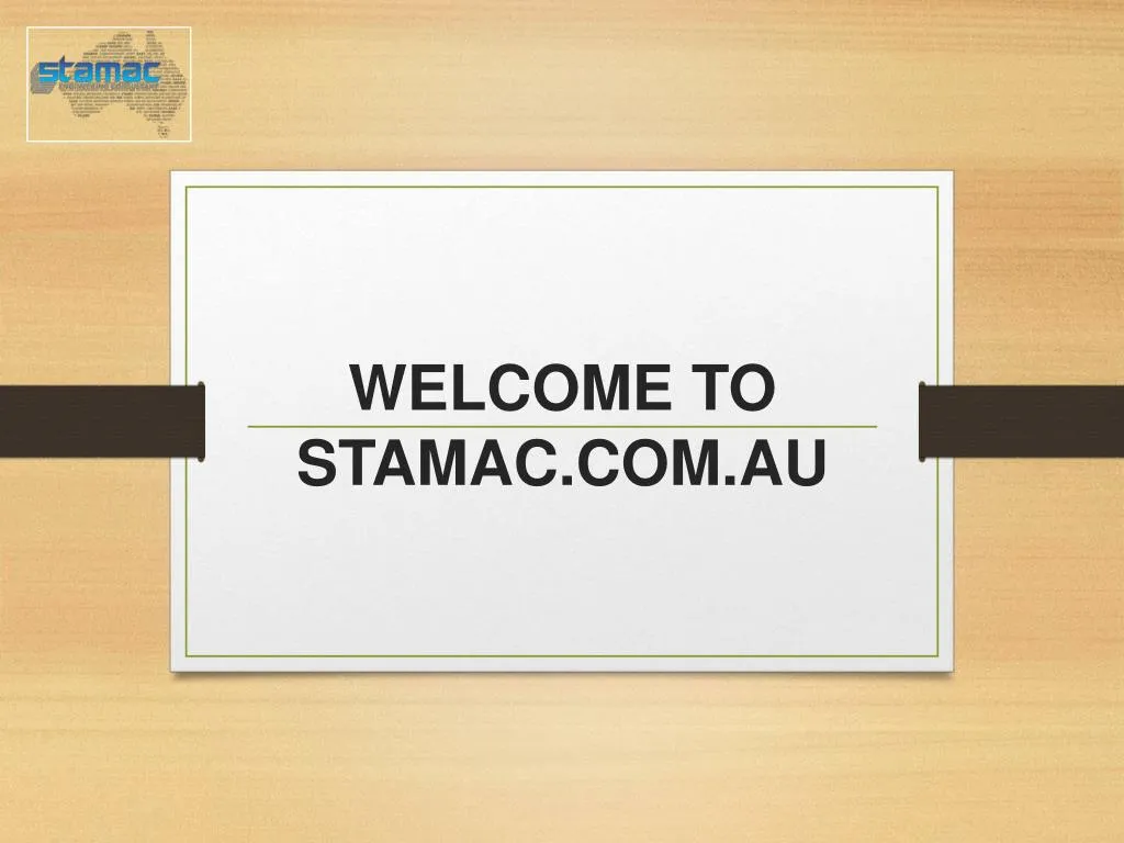 welcome to stamac com au