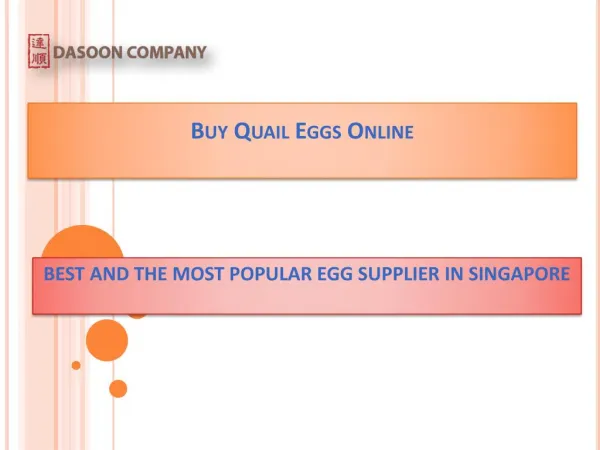 Best And The Most Popular Egg Supplier In Singapore