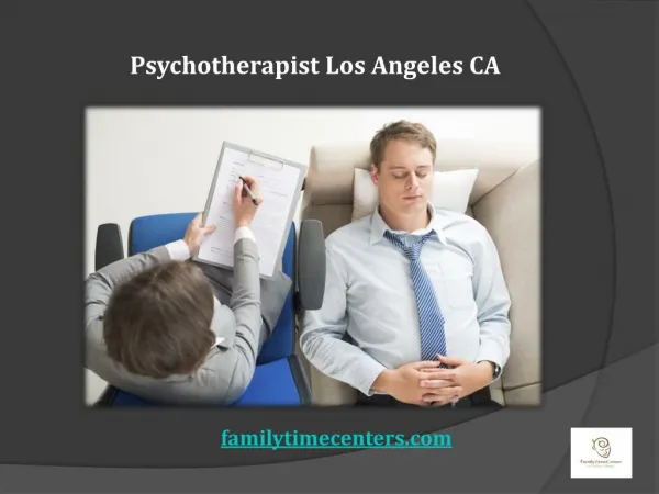 Get the Treatment by Expert Psychotherapist in Los Angeles
