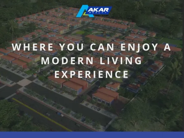 Where you can enjoy a modern living experience