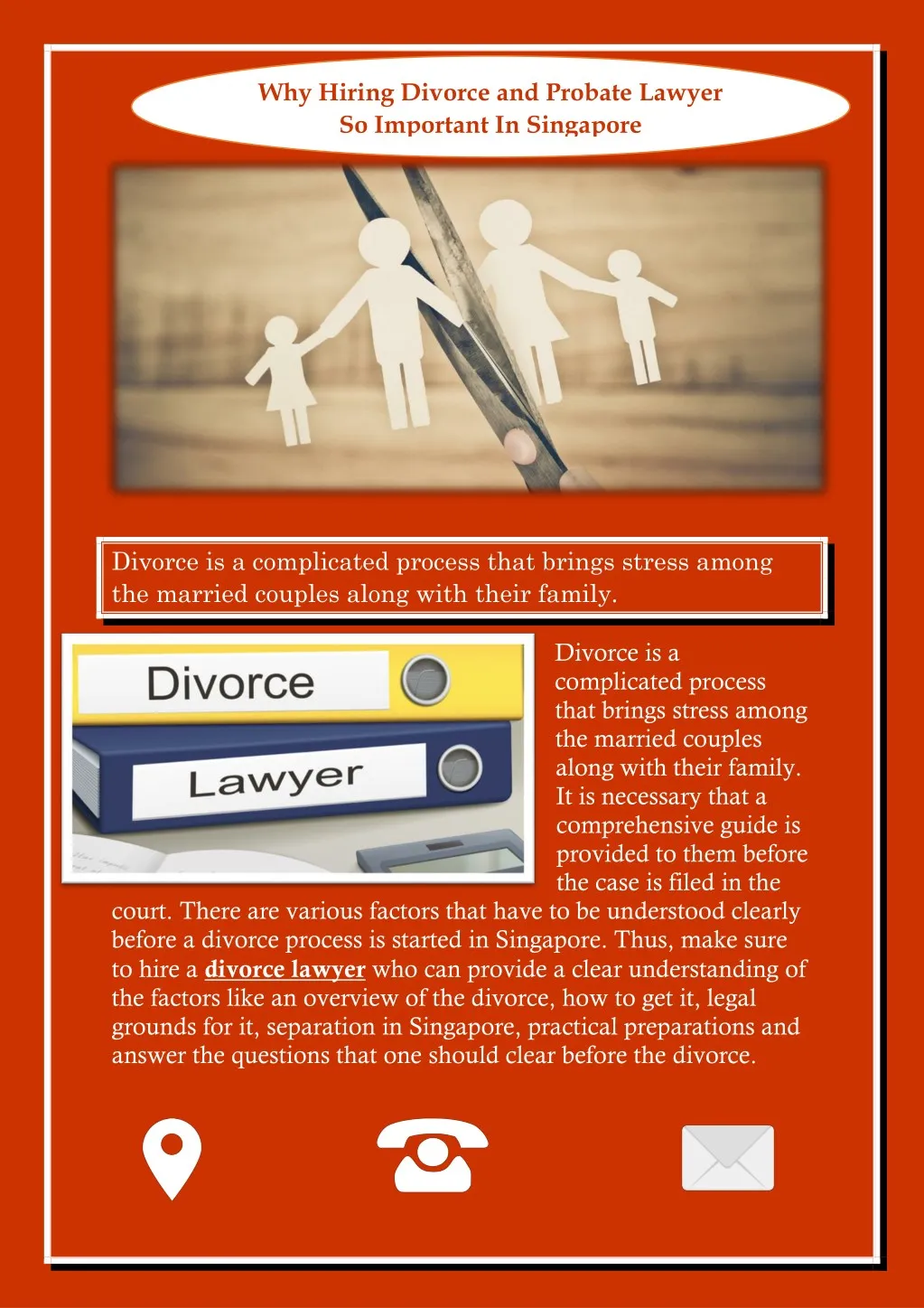 why hiring divorce and probate lawyer